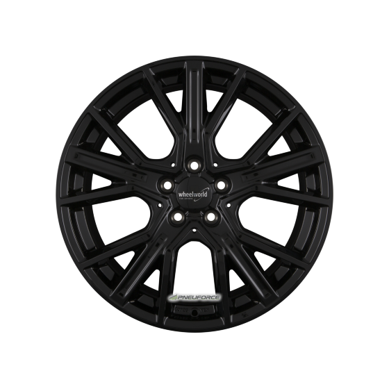 2DRV BY WHEELWORLD - WH34 SCHWARZ GLÄNZEND LACKIERT 8X18 LK:5/112 ET:50 ML:66,6